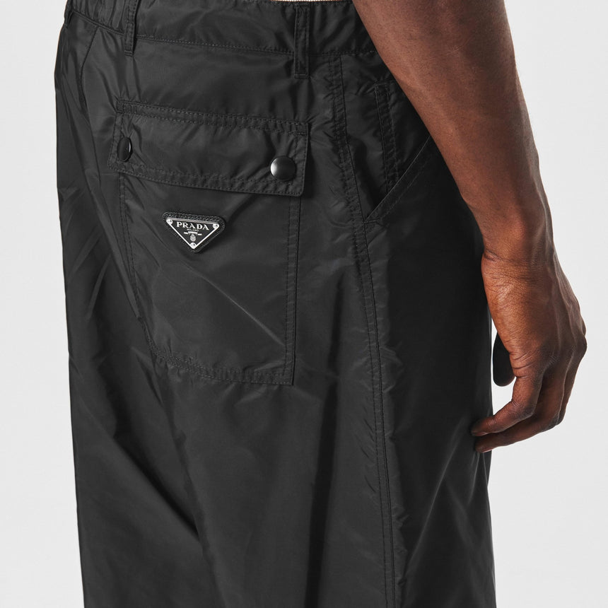 Prada Re - Nylon Tapered Trousers in Black - Boinclo - Outlet Sale Under Retail