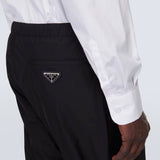 Prada Silk - Blend Trousers in Black - Boinclo - Outlet Sale Under Retail
