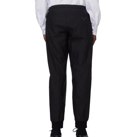 Prada Silk - Blend Trousers in Black - Boinclo - Outlet Sale Under Retail