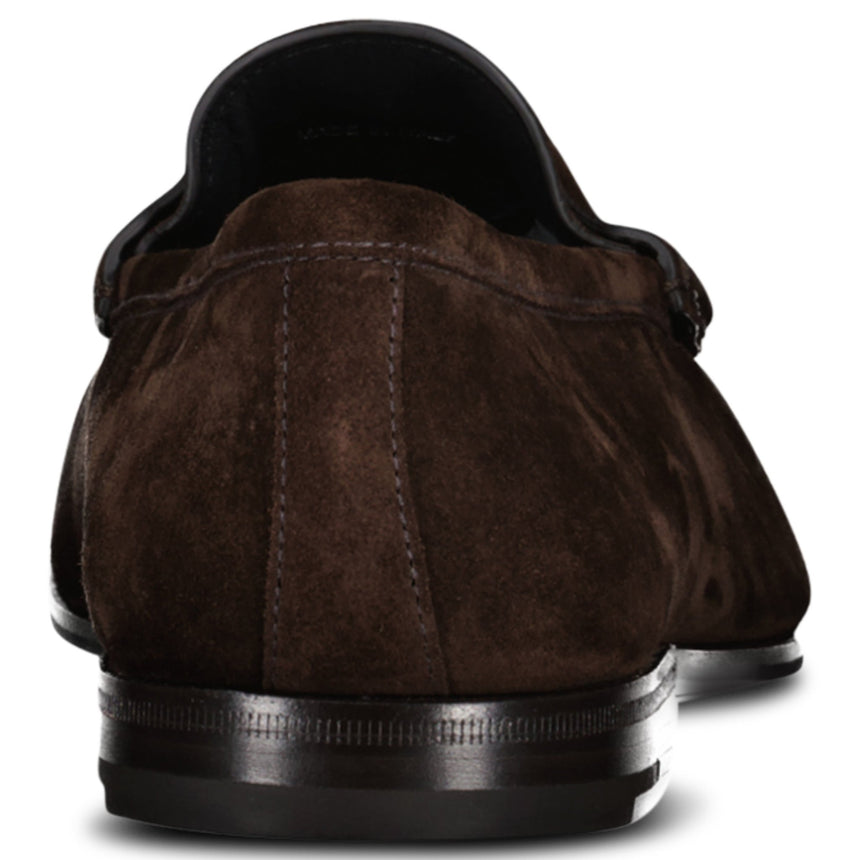 Prada Suede Loafers in Dark Brown - Boinclo - Outlet Sale Under Retail