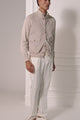 Gran Sasso Alcantara Suede-Effect Jacket in Beige