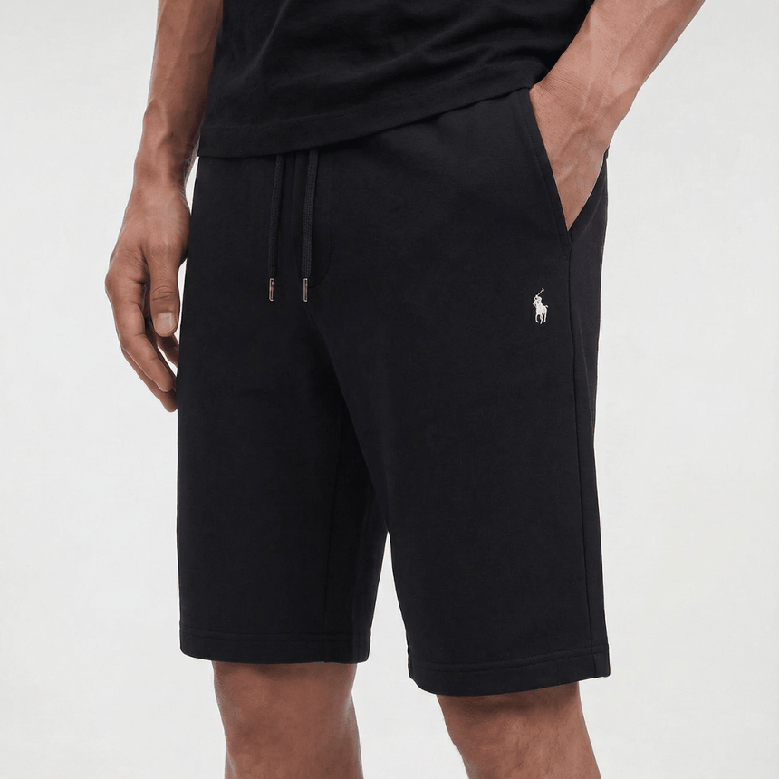 Ralph Lauren Double - Knit Shorts in Black - Boinclo - Outlet Sale Under Retail