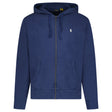 Ralph Lauren Logo - Embroidered Zip - Up Hoodie in Dark Blue - Boinclo - Outlet Sale Under Retail