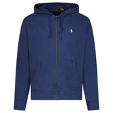 Ralph Lauren Logo - Embroidered Zip - Up Hoodie in Dark Blue - Boinclo - Outlet Sale Under Retail