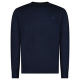 Ralph Lauren Slim Fit Cotton Jumper in Navy - Boinclo - Outlet Sale Under Retail