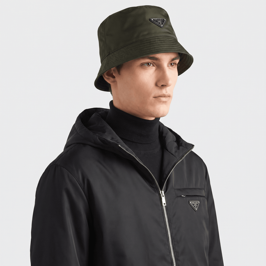 Re - Nylon Bucket Hat in Green - Boinclo - Outlet Sale Under Retail