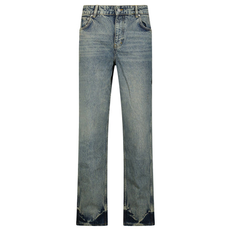 Represent R2 Straight Leg Denim Jeans Mid Blue - Boinclo - Outlet Sale Under Retail