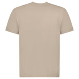 Stone Island 60/2 Cotton Jersey Compass Logo Patch Short Sleeve T-Shirt in Desert - Boinclo - Outlet Sale Under Retail