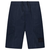 Stone Island All - Weather Cotton Canvas Ghost Cargo Shorts in Navy - Boinclo - Outlet Sale Under Retail