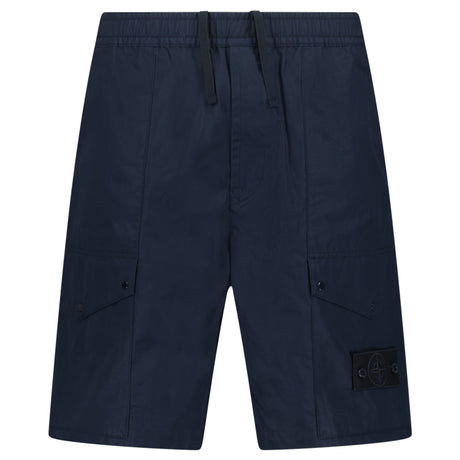 Stone Island All - Weather Cotton Canvas Ghost Cargo Shorts in Navy - Boinclo - Outlet Sale Under Retail