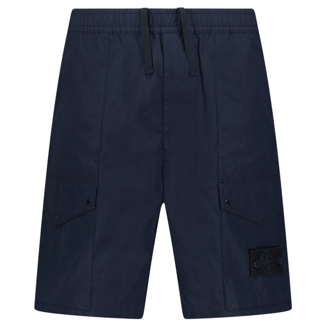 Stone Island All - Weather Cotton Canvas Ghost Cargo Shorts in Navy - Boinclo - Outlet Sale Under Retail