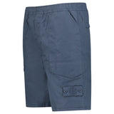 Stone Island All-Weather Cotton Canvas Ghost Cargo Shorts in Slate Blue - Boinclo - Outlet Sale Under Retail