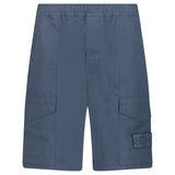 Stone Island All-Weather Cotton Canvas Ghost Cargo Shorts in Slate Blue - Boinclo - Outlet Sale Under Retail