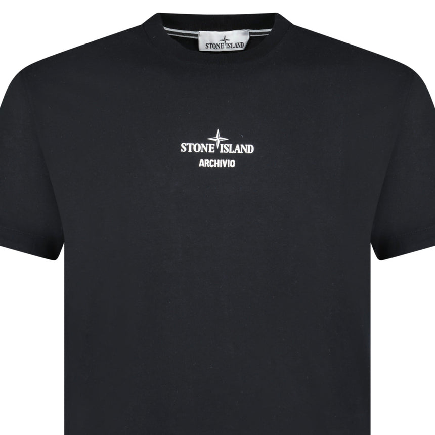 Stone Island Archivio T-Shirt Black - Boinclo - Outlet Sale Under Retail