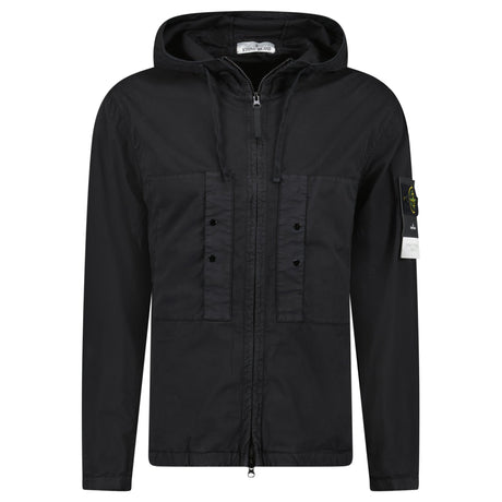 Stone Island Black Chest Pocket Hooded Jacket - Boinclo - Outlet Sale Under Retail