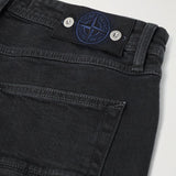Stone Island Blue Rinsed Buttoned Indigo Denim Jeans Black - Boinclo - Outlet Sale Under Retail