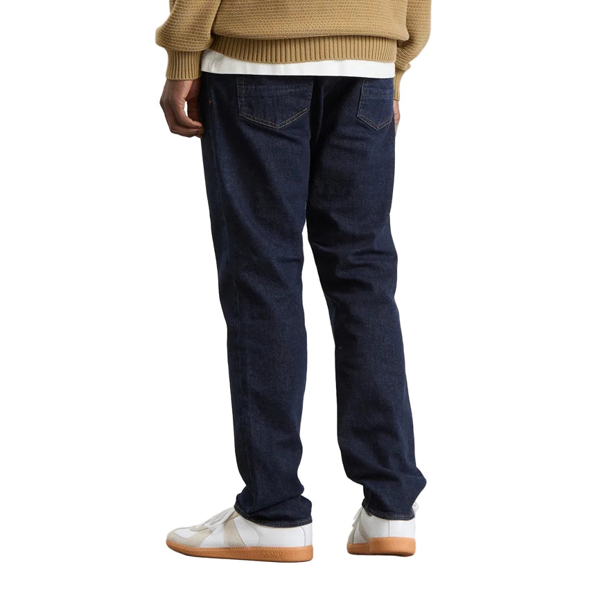 Stone Island Blue Rinsed Buttoned Indigo Denim Slim Jeans Blue Rinse - Boinclo - Outlet Sale Under Retail