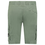 Stone Island Brushed Organic Cotton Canvas ‘Old’ Effect Shorts in Musk Green - Boinclo - Outlet Sale Under Retail