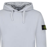 Stone Island Brushed Organic Cotton Hoodie Grey - Boinclo - Outlet Sale Under Retail