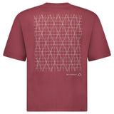 Stone Island Combed Organic Cotton Jersey T-Shirt in Burgundy - Boinclo - Outlet Sale Under Retail
