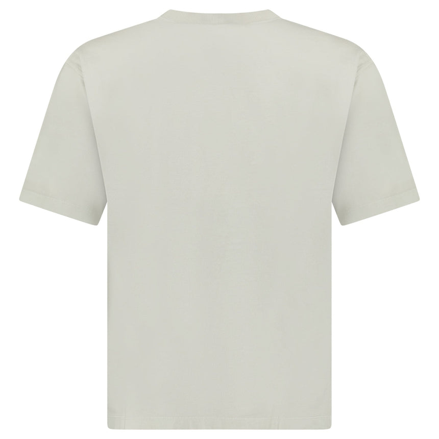 Stone Island Combed Organic Patch Logo T-Shirt in Pearl Grey - Boinclo - Outlet Sale Under Retail