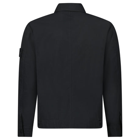 Stone Island Comfort - fit Overshirt Black - Boinclo - Outlet Sale Under Retail