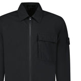 Stone Island Comfort - fit Overshirt Black - Boinclo - Outlet Sale Under Retail