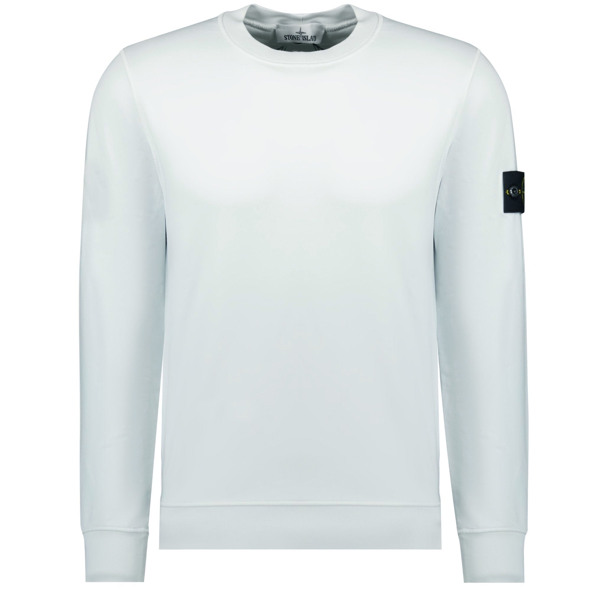 Color variation of Stone Island Compass Badge Organic Cotton Crewneck Sweatshirt Sky Blue