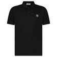 Stone Island Compass Badge Polo T-Shirt Regular Fit Black - Boinclo - Outlet Sale Under Retail