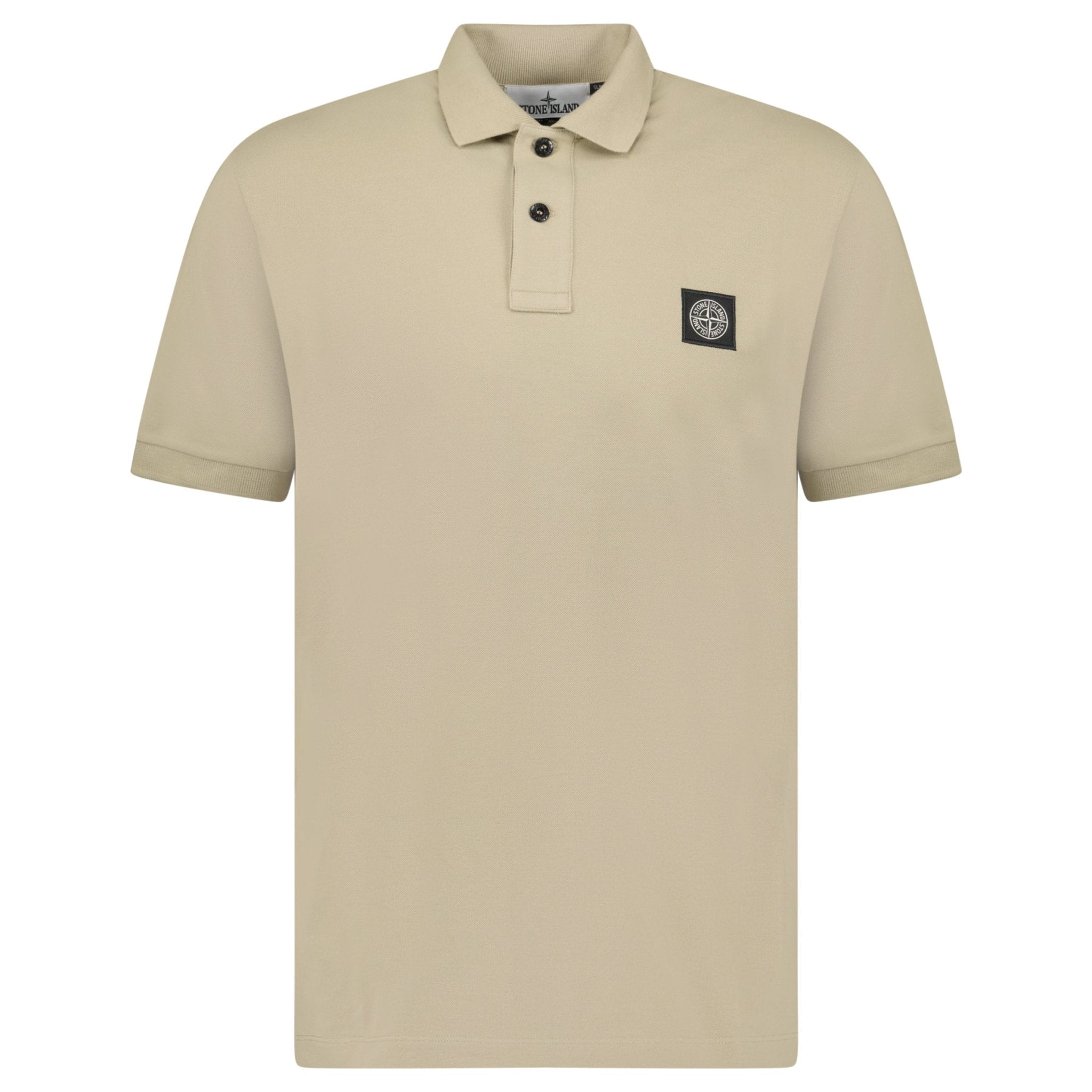 Color variation of Stone Island Compass Badge Polo T-Shirt Slim Fit Desert
