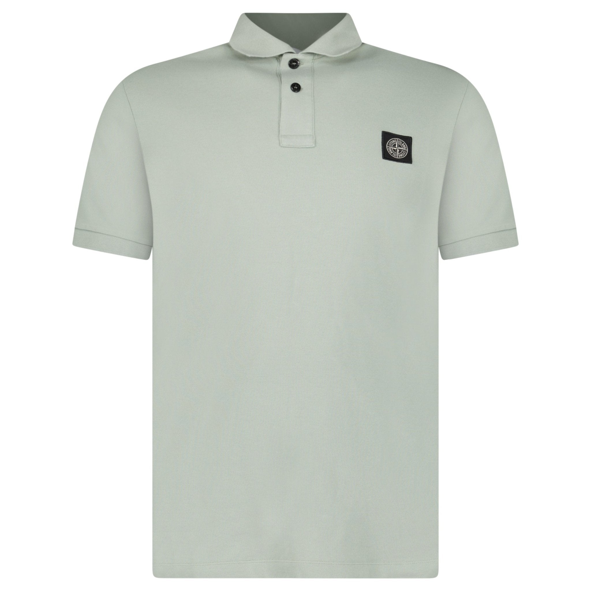 Color variation of Stone Island Compass Badge Polo T-Shirt Slim Fit Sage