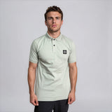 Stone Island Compass Badge Polo T-Shirt Slim Fit Sage - Boinclo - Outlet Sale Under Retail