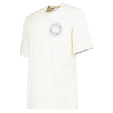 Stone Island Compass - Print Crewneck T-Shirt in Ivory - Boinclo - Outlet Sale Under Retail