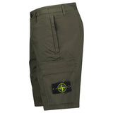 Stone Island Cotton Cargo Shorts Military Green - Boinclo - Outlet Sale Under Retail