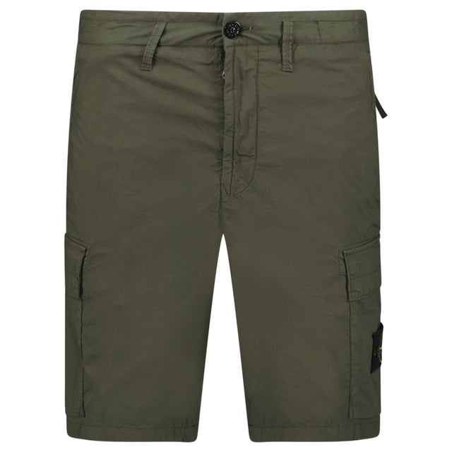 Stone Island Cotton Cargo Shorts Military Green - Boinclo - Outlet Sale Under Retail