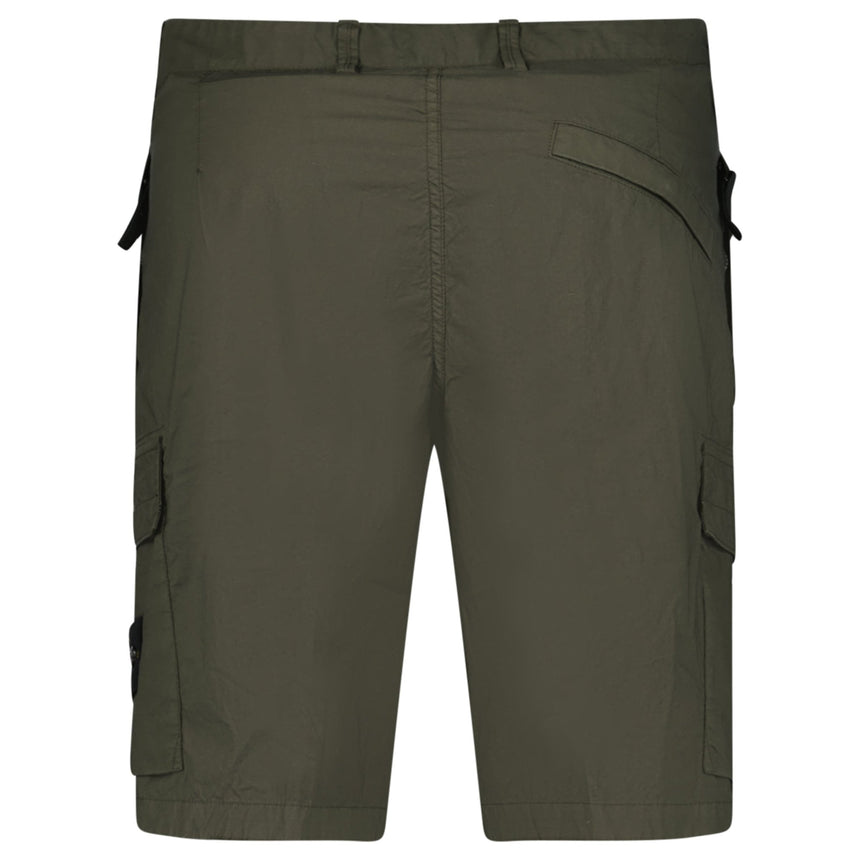 Stone Island Cotton Cargo Shorts Military Green - Boinclo - Outlet Sale Under Retail