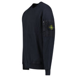 Stone Island Cotton Fleece Pocket Crewneck Sweatshirt in Navy - Boinclo - Outlet Sale Under Retail