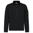 Stone Island Cotton Fleece Track Jacket in Black - Boinclo - Outlet Sale Under Retail