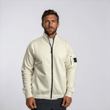 Stone Island Cotton Fleece Track Jacket in Ivory - Boinclo - Outlet Sale Under Retail