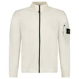 Stone Island Cotton Fleece Track Jacket in Ivory - Boinclo - Outlet Sale Under Retail