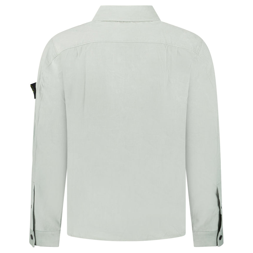 Stone Island Cotton Micro-Corduroy Overshirt in Sage Green - Boinclo - Outlet Sale Under Retail