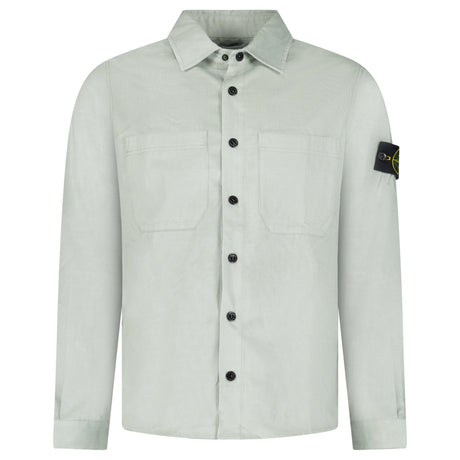 Stone Island Cotton Micro-Corduroy Overshirt in Sage Green - Boinclo - Outlet Sale Under Retail