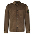 Stone Island Cotton Micro-Corduroy Overshirt in Shadow Brown - Boinclo - Outlet Sale Under Retail