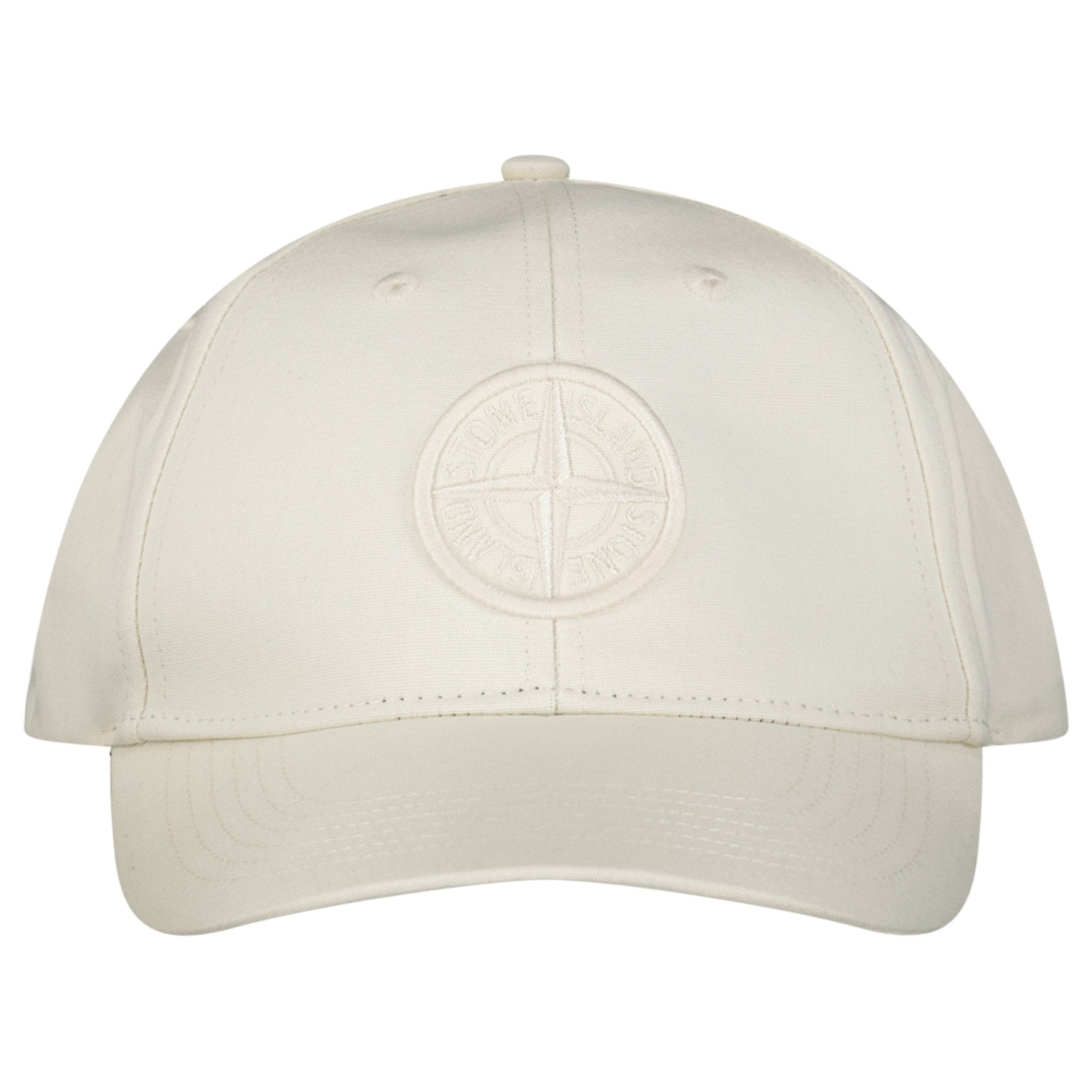 Color variation of Stone Island Cotton Baseball Cap in Ivory