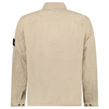 Stone Island Cotton Ripstop Zip Overshirt in Desert Beige - Boinclo - Outlet Sale Under Retail