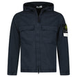Stone Island Cotton Twill Hooded Jacket in Navy - Boinclo - Outlet Sale Under Retail