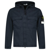 Stone Island Cotton Twill Hooded Jacket in Navy - Boinclo - Outlet Sale Under Retail