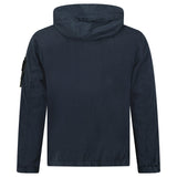 Stone Island Cotton Twill Hooded Jacket in Navy - Boinclo - Outlet Sale Under Retail