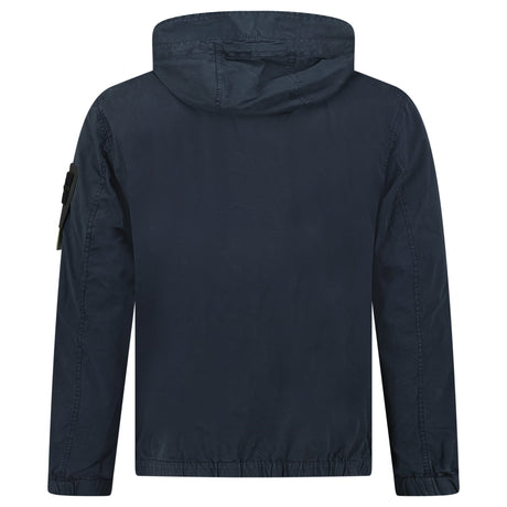 Stone Island Cotton Twill Hooded Jacket in Navy - Boinclo - Outlet Sale Under Retail