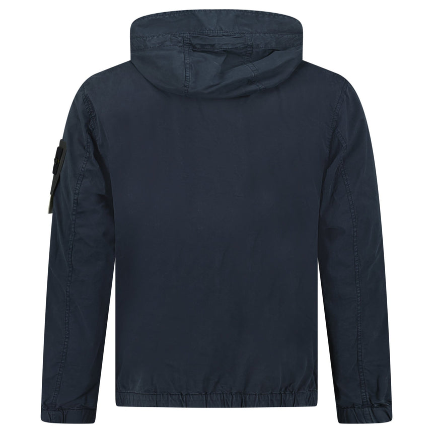 Stone Island Cotton Twill Hooded Jacket in Navy - Boinclo - Outlet Sale Under Retail
